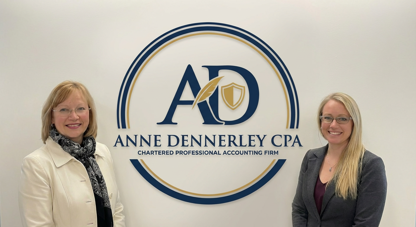 Professional accounting services workspace - Anne Dennerley CPA London Ontario
